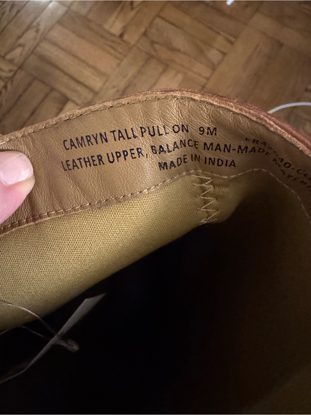 Frye Tall Leather Boots in Cognac - Picture 5 of 6